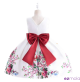 Kid's Dress- Robe Pour Enfant-White/red